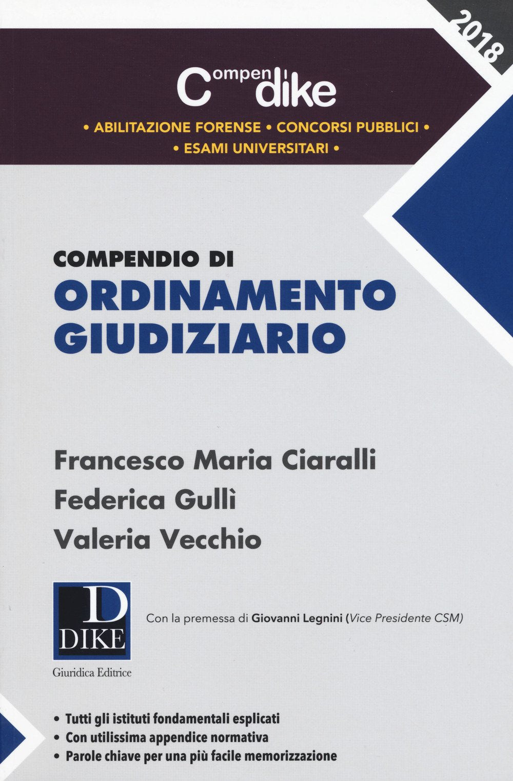 Compendio di ordinamento giudiziario Law