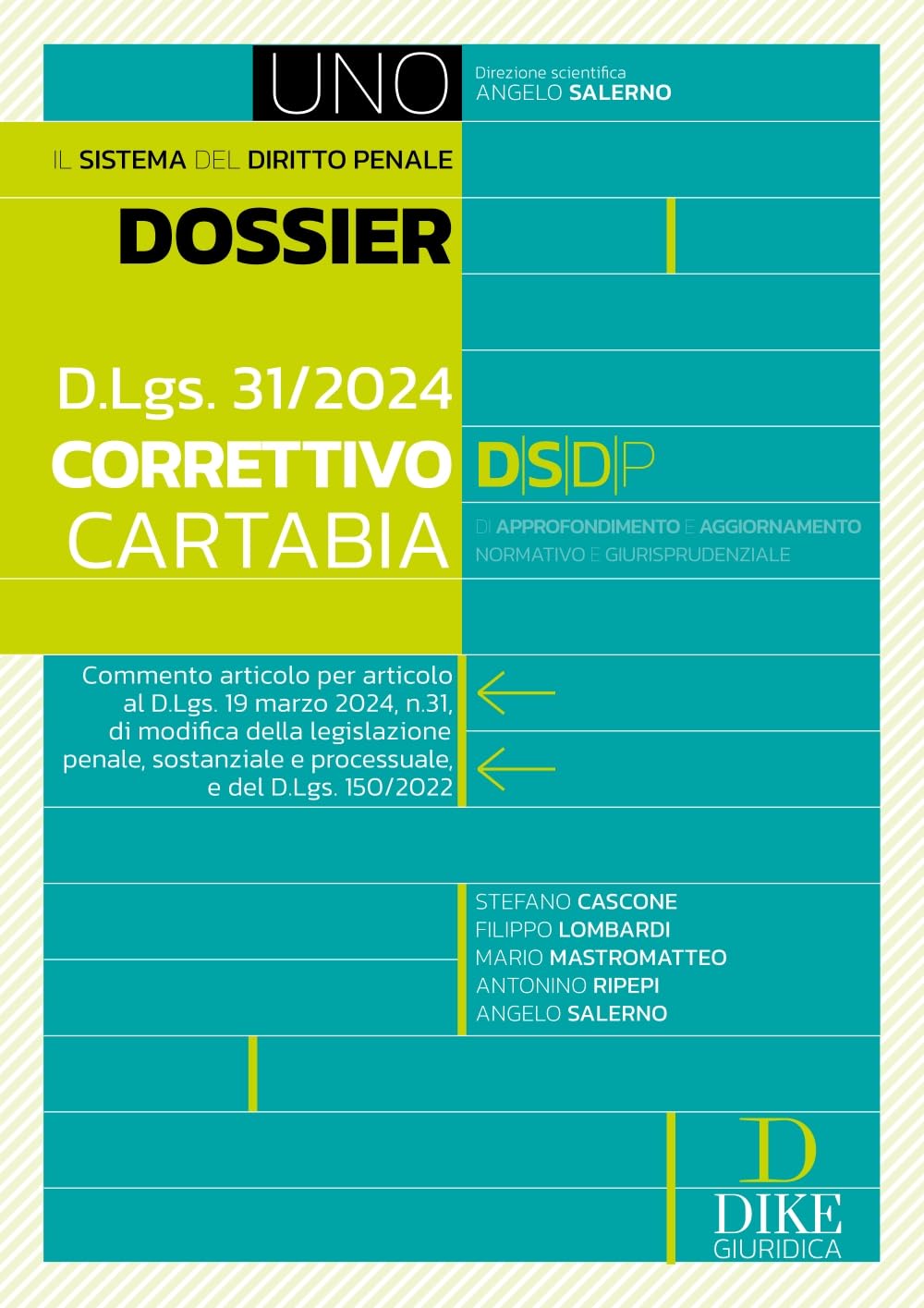 Dossier d.lgs. 31/2024. Correttivo Cartabia book