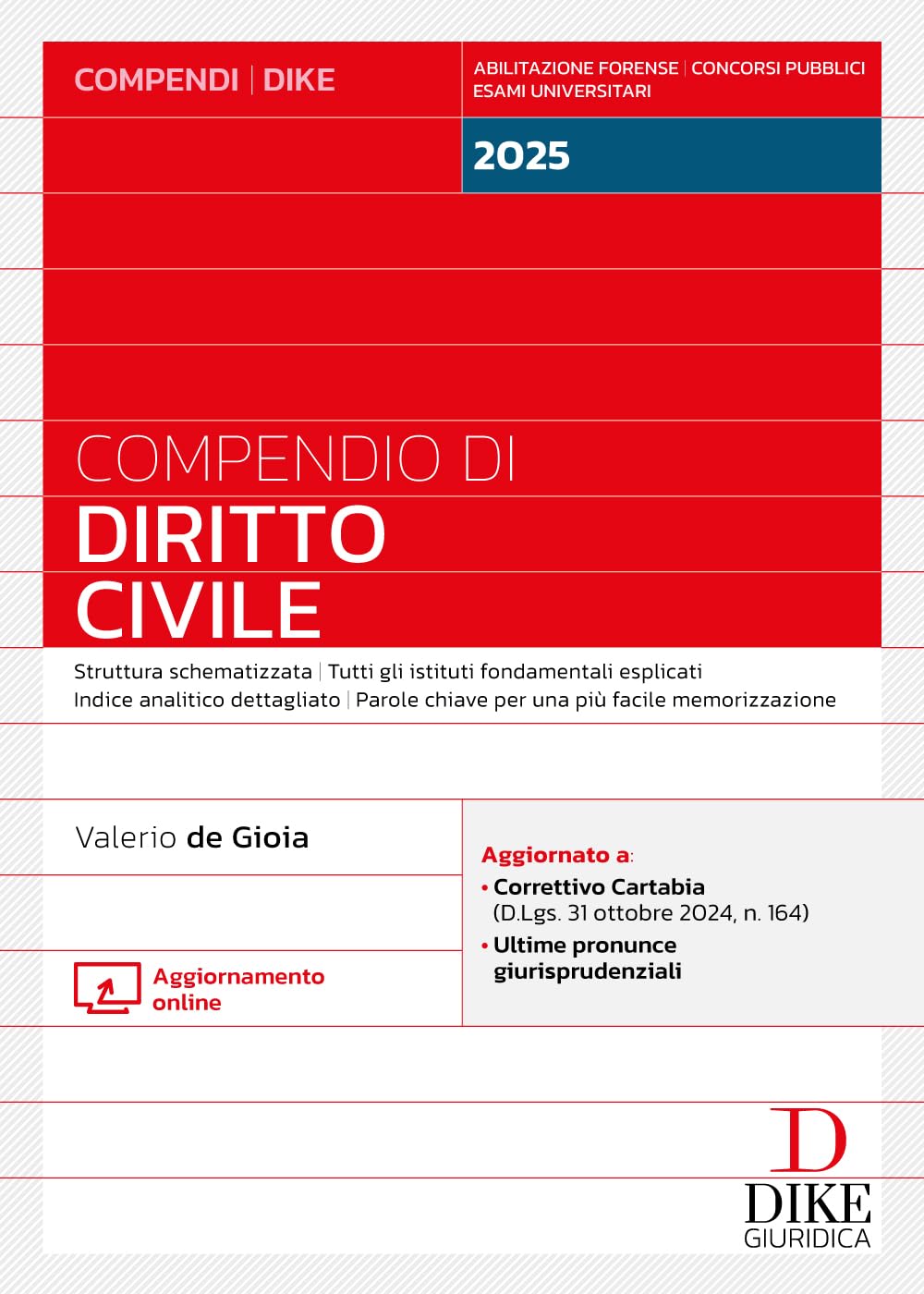 Compendio di diritto civile. Minor 2025. Con aggiornamento online book