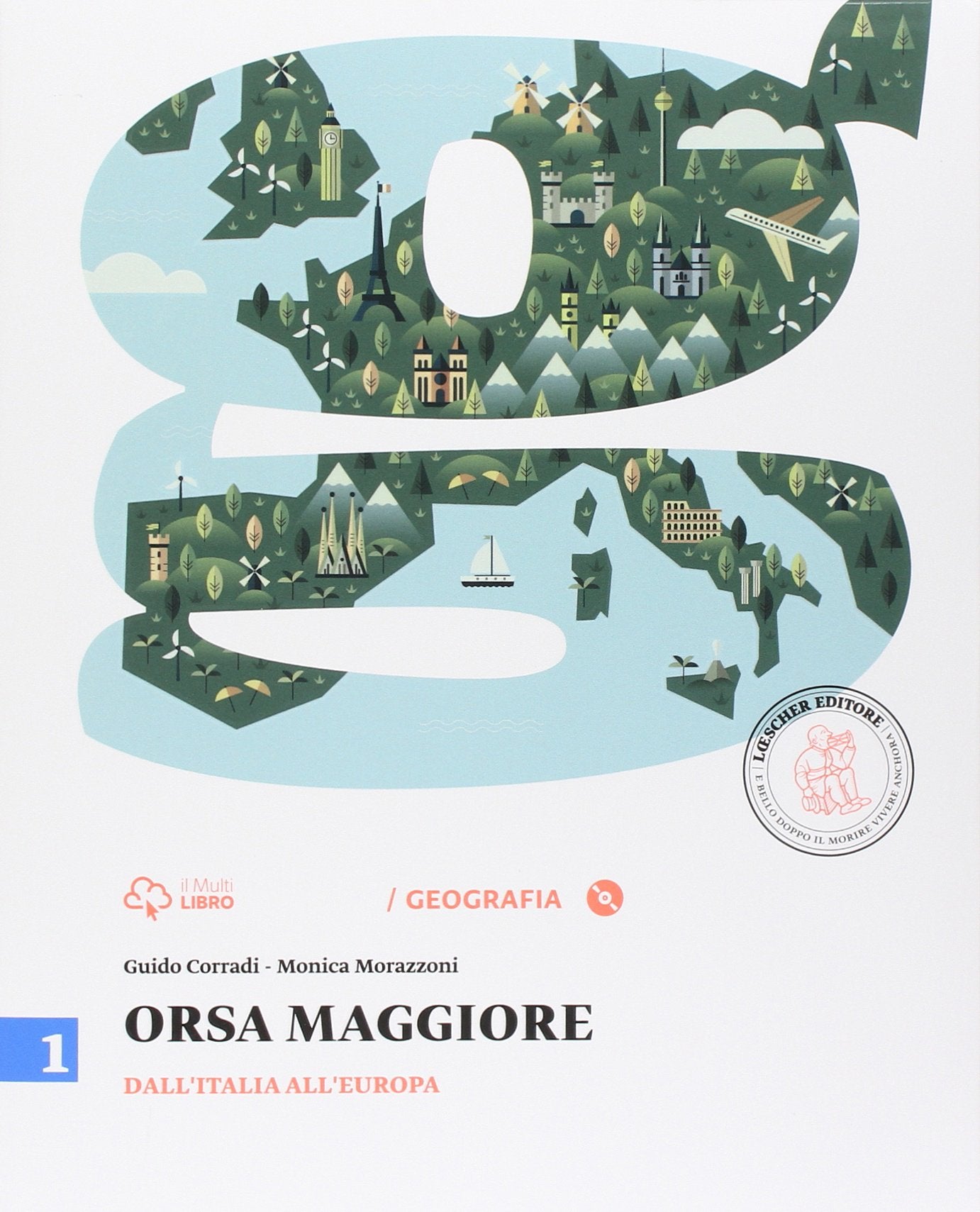 Orsa maggiore. Per la Scuola media. Con e-book. Con espansione online. Dall'Italia all'Europa-Atlante-Le regioni d'Italia-Per le vie del Mediterraneo (Vol. 1) Natural Sciences