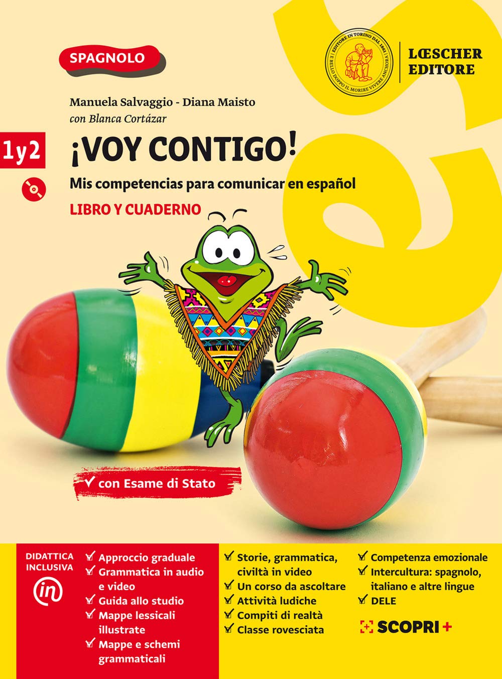 ¡Voy contigo! Mis competencias para comunicar en español. Libro del alumno y Cuaderno de ejercicios. Per la Scuola media. Con e-book. Con espansione online. Con CD-Audio (Vol. 1-2) Study Guides