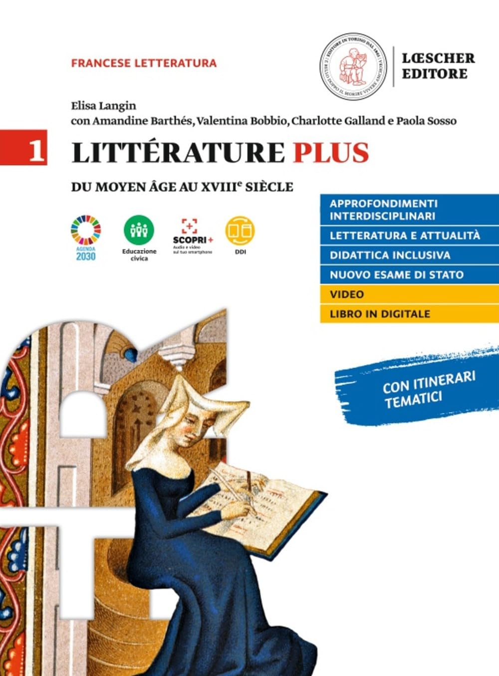 Litterature plus. Con Fiches de méthode et de préparation aux examens. Per i Licei e EsaBac. Con e-book. Con espansione online (Vol. 1) Professional & Reference Books