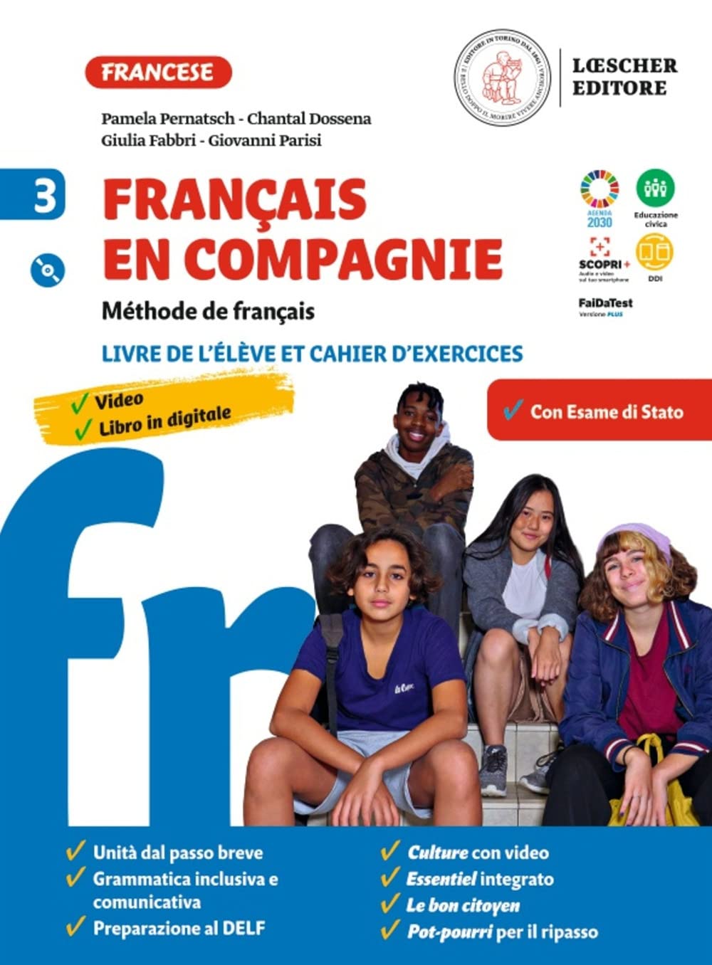 Français en compagnie. Méthode de français. Livre de lélève et cahier d'exercices. Per la Scuola media. Con e-book. Con espansione online. Con CD-Audio (Vol. 3) book