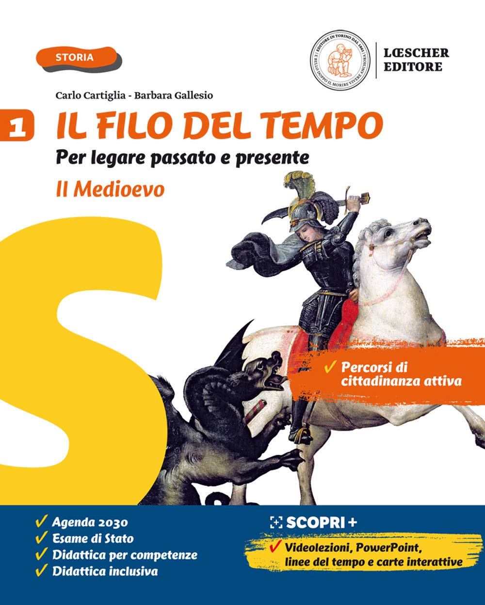 Il filo del tempo. Per legare passato e presente. Con La storia a colpo d'occhio e Percorsi di educazione civica. Per la Scuola media. Con e-book. Con espansione online. Il Medioevo (Vol. 1) book
