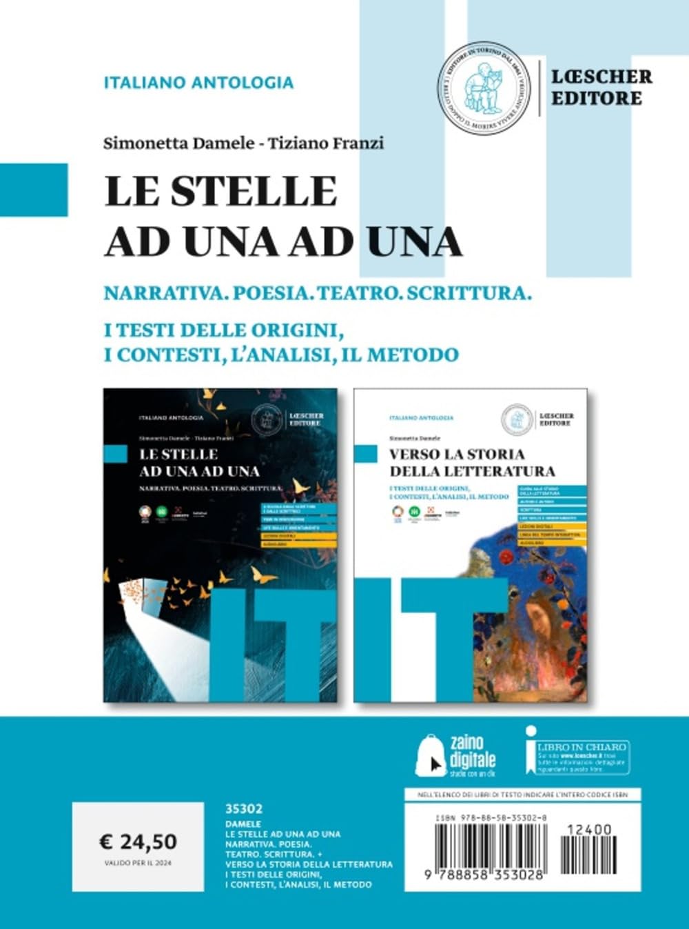 Le stelle ad una ad una. Narrativa. Poesia. Teatro. Scrittura + Verso la storia della letteratura. Per le Scuole superiori. Con e-book. Con espansione online book