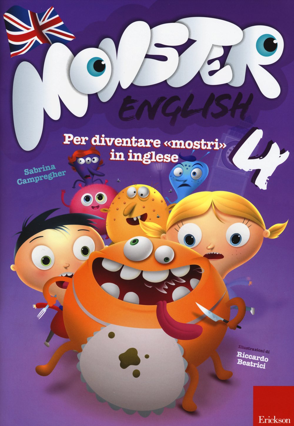 Monster english. Per diventare «mostri» in inglese. Con adesivi (Vol. 4) book