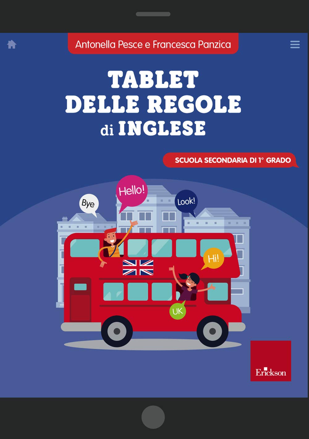 Tablet delle regole di inglese. Scuola secondaria di 1º grado book