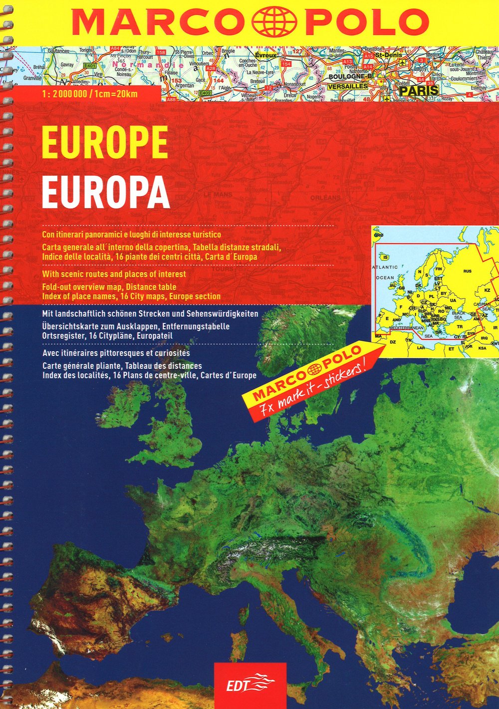 Europa-Europe. 1:2.000.000 (Atlanti stradali Marco Polo) Leisure, Home & Garden