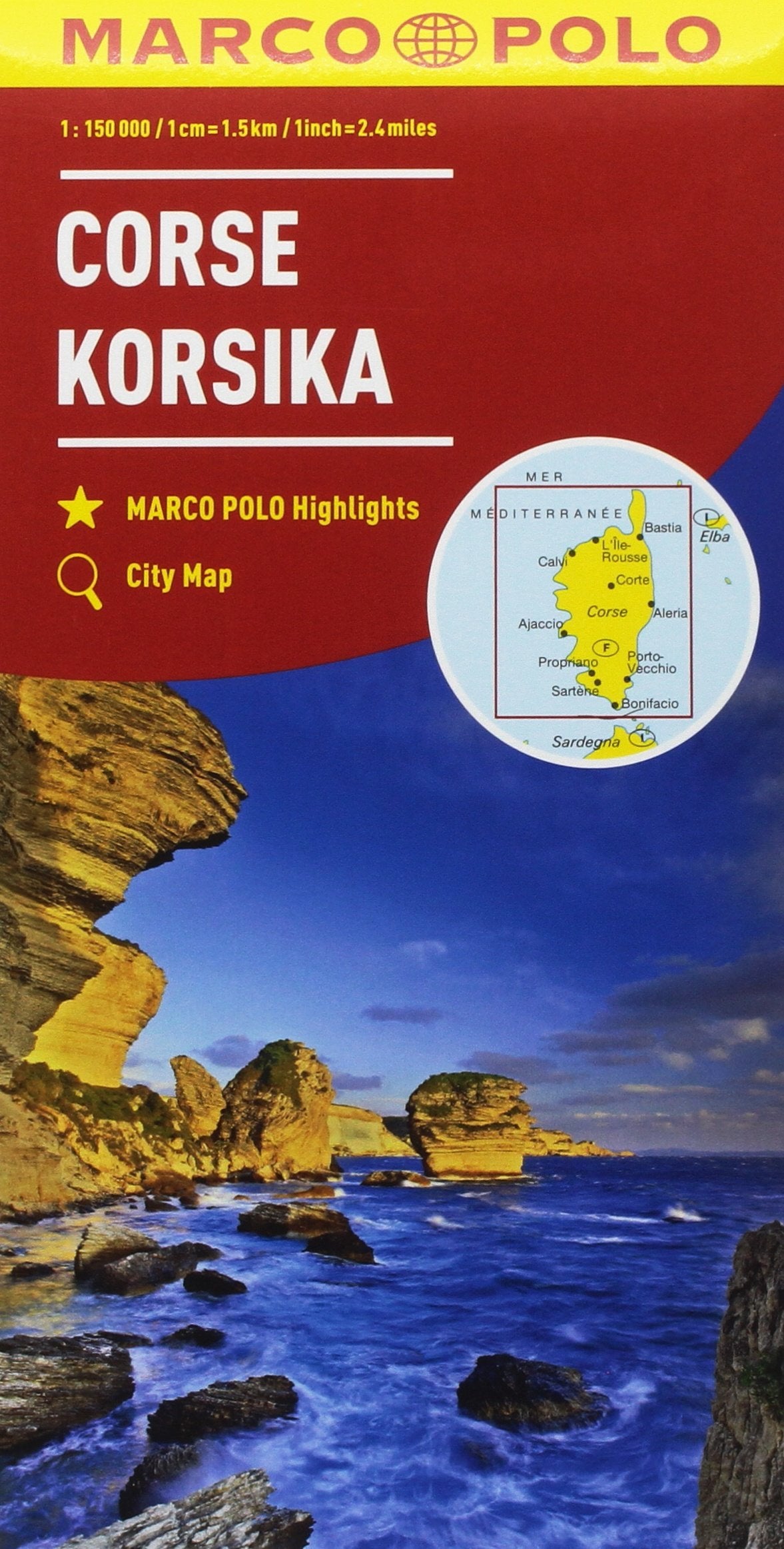 Corsica 1:150.000 (Carte stradali Marco Polo) Leisure, Home & Garden