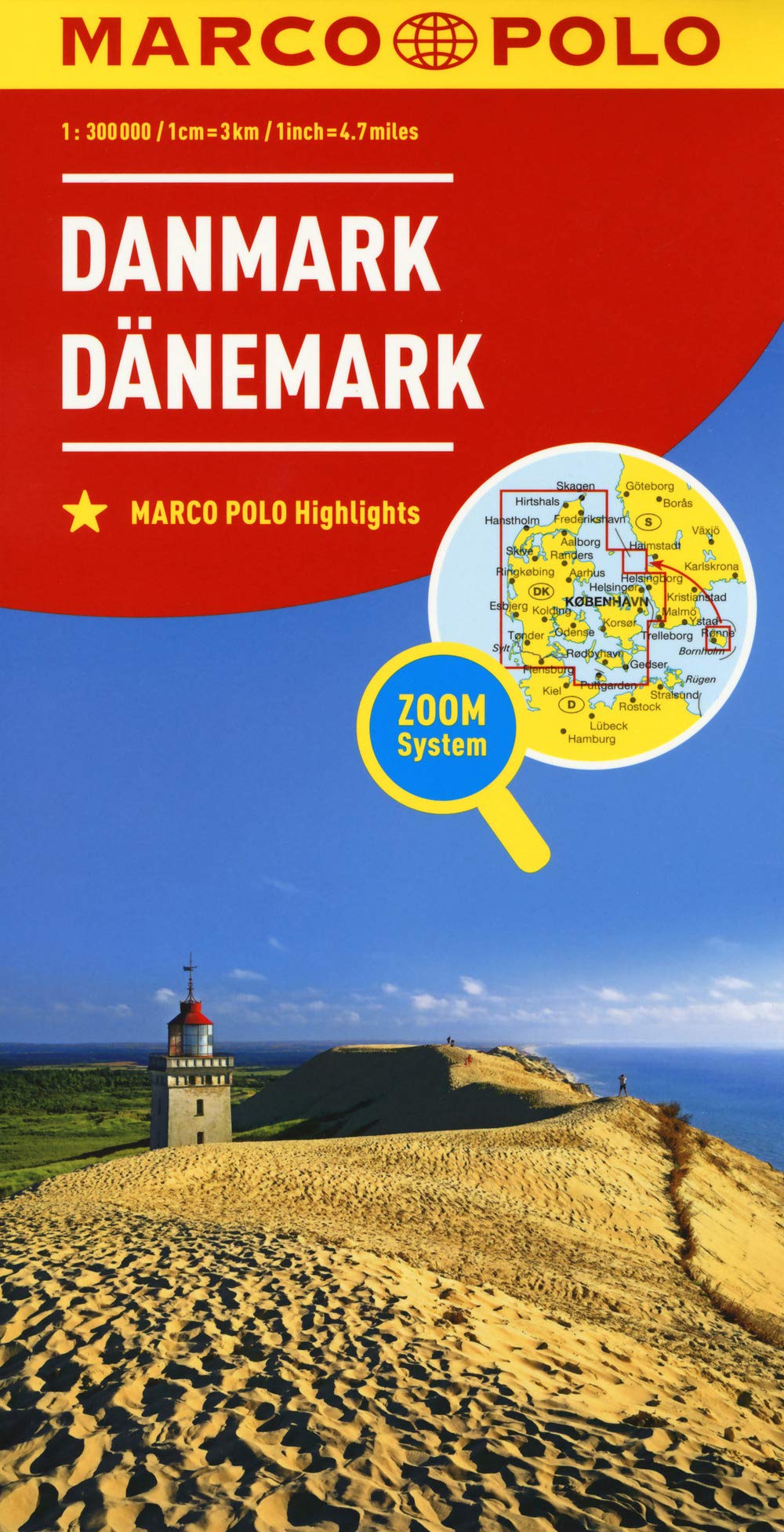 Danimarca 1:300.000 (Carte stradali Marco Polo) Leisure, Home & Garden