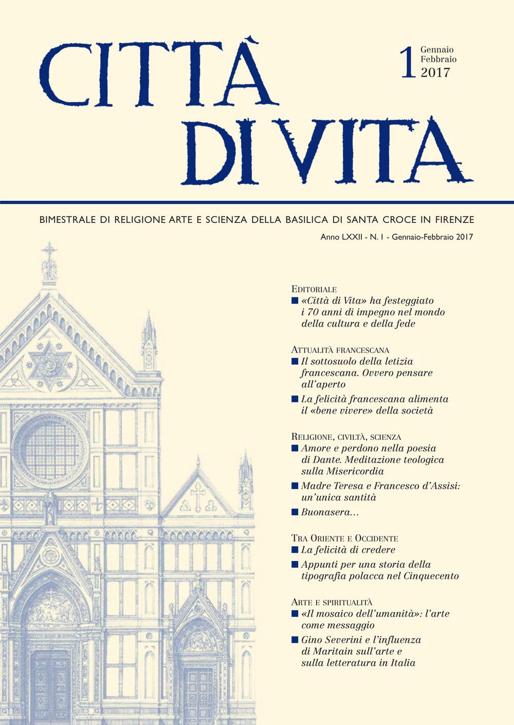 Città di vita. Gennaio-Febbraio (Vol. 1) Film, Art & Culture