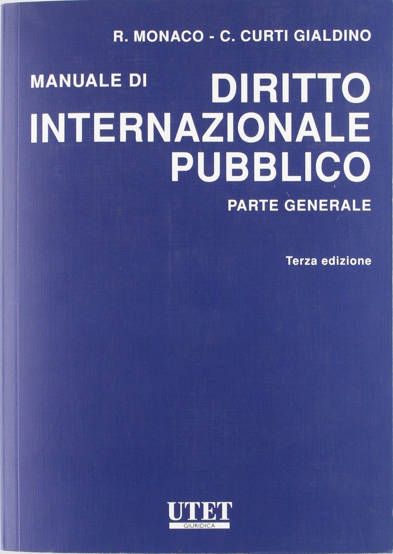 Manuale di diritto internazionale pubblico. Parte generale (Manuali universitari) Law