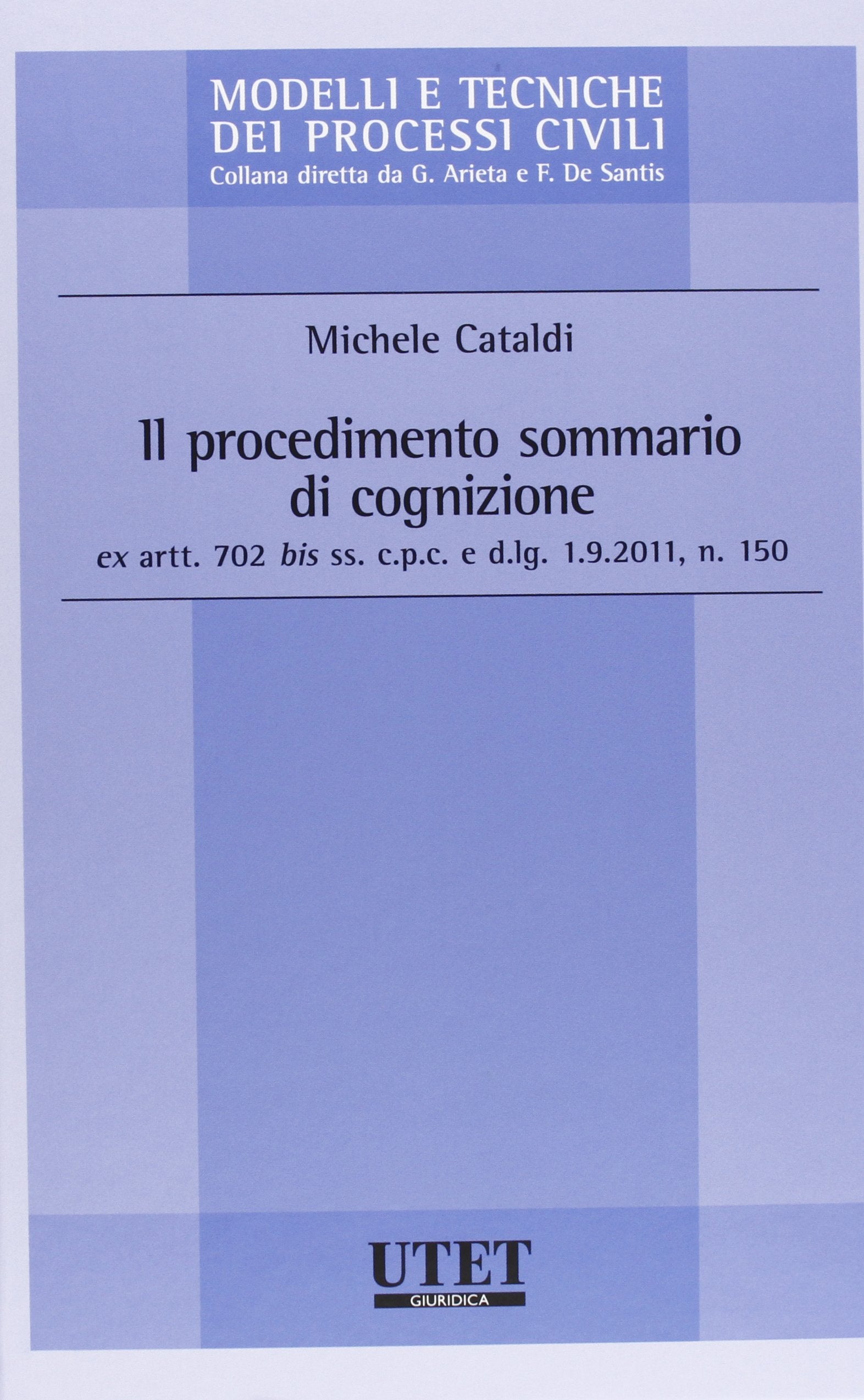 Il procedimento sommario di cognizione (Modelli e tecniche dei processi civili) Law