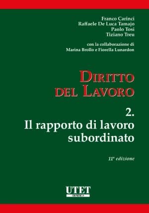 Diritto del lavoro. Il rapporto di lavoro subordinato (Vol. 2) Law