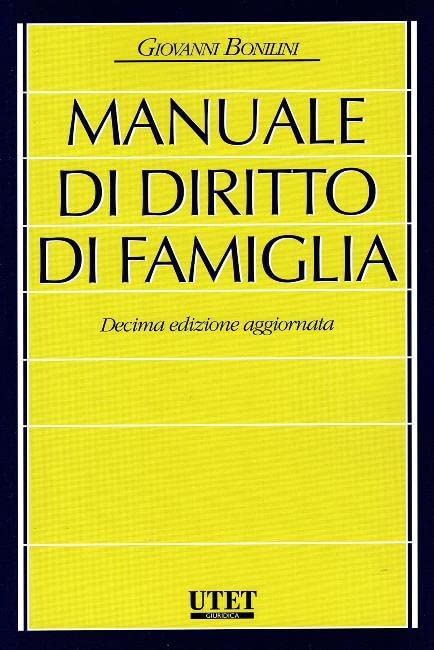 Manuale di diritto di famiglia book