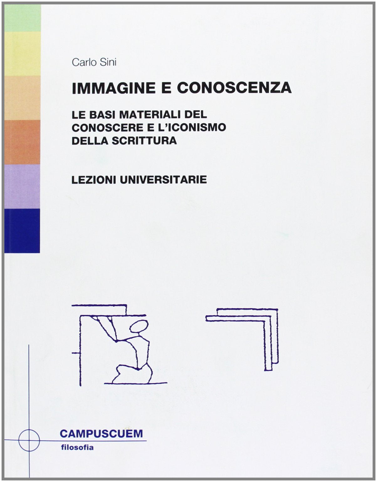 Immagine e conoscenza. Le basi materiali del conoscere e l'iconismo della scrittura. Lezioni universitarie (Filosofia) Philosophy