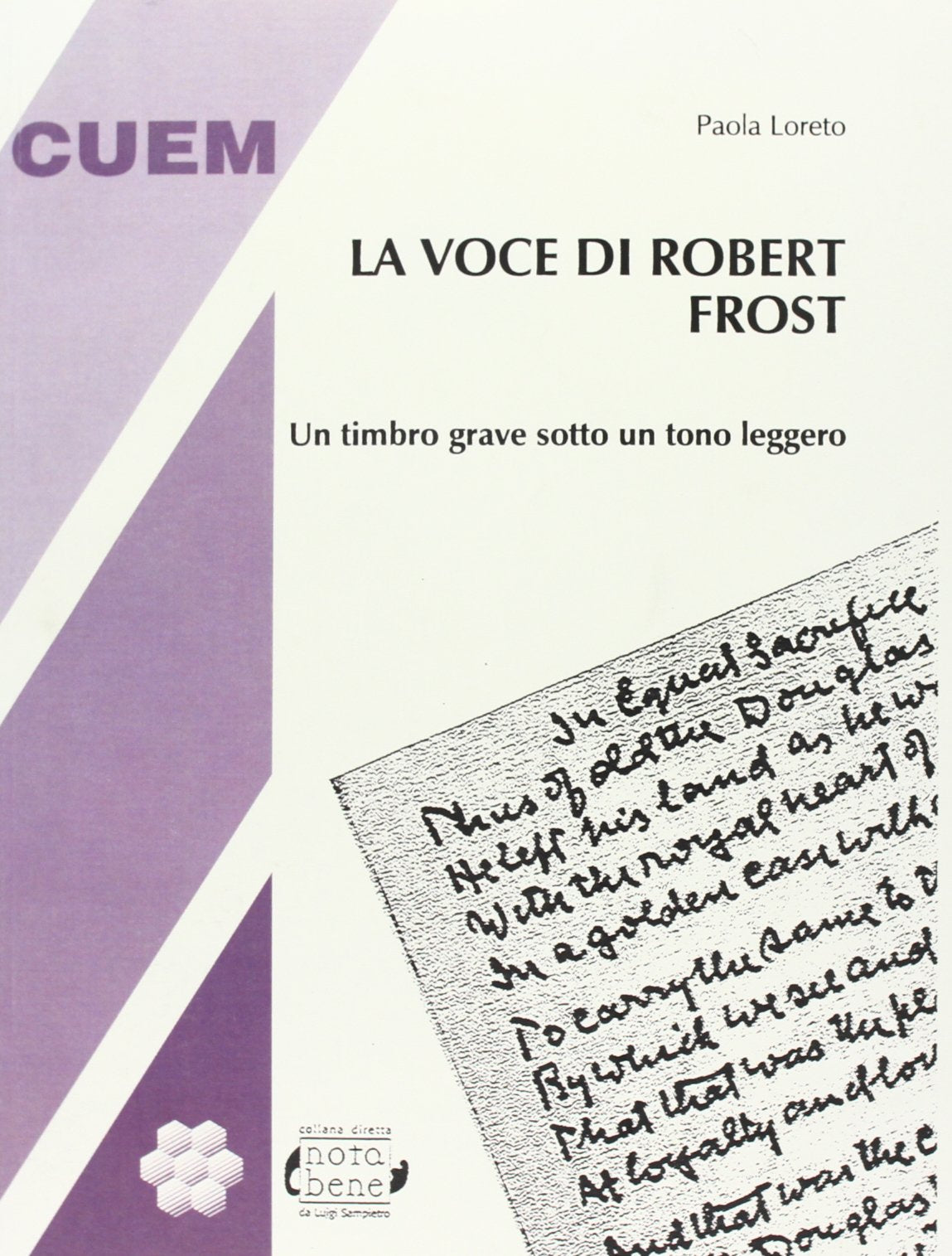 La voce di Robert Frost. Un timbro grave sotto un timbro leggero (Lingua e letteratura inglese) Contemporary literature