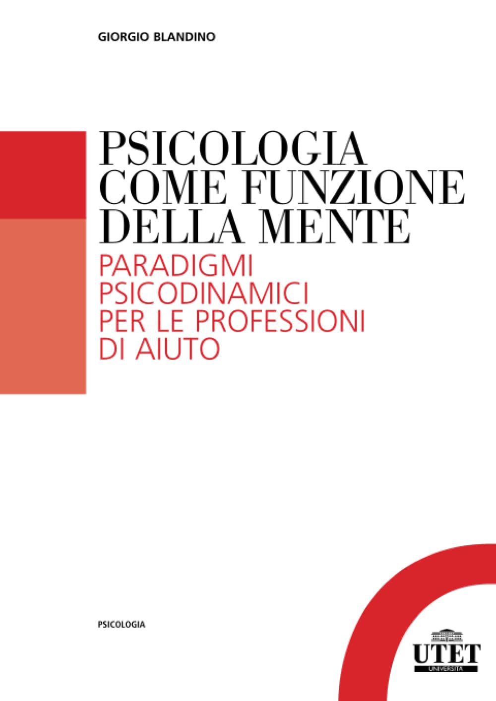 PSICOLOGIA COME FUNZIONE DELLA MENTE: PARADIGMI PSICODINAMICI PER LE PROFESSIONI DI AIUTO book