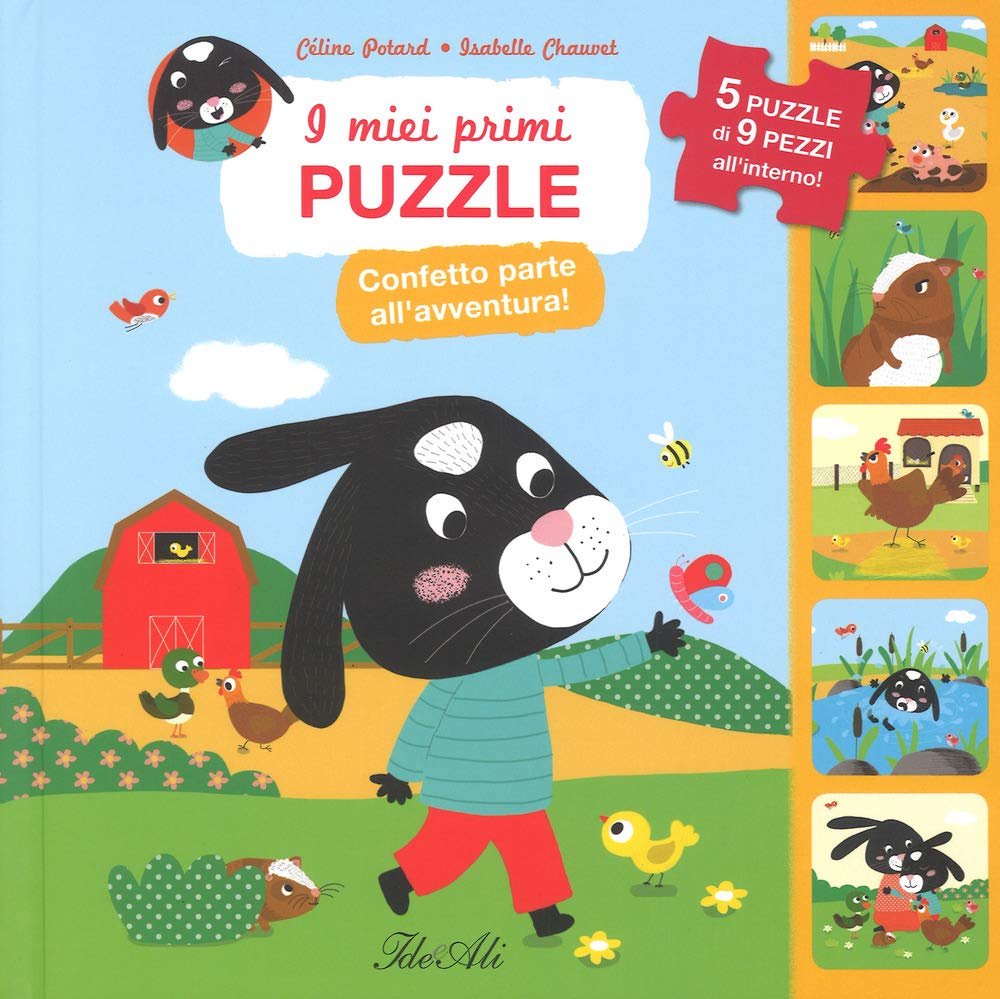 Confetto parte all'avventura! I miei primi puzzle. Ediz. a colori book