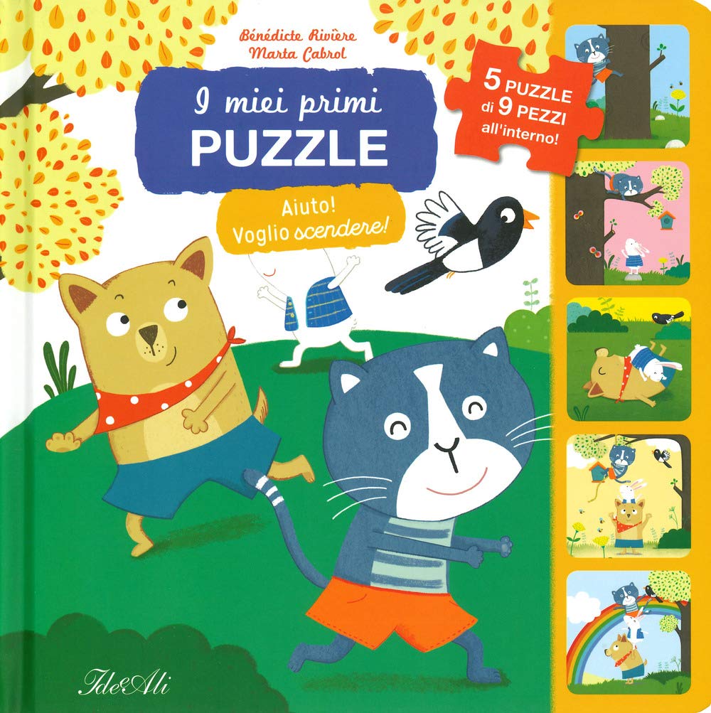 Aiuto! Voglio scendere! I miei primi puzzle. Ediz. a colori book