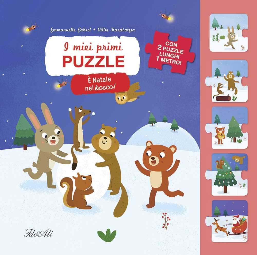 È Natale nel bosco! I miei primi puzzle. Ediz. a colori book
