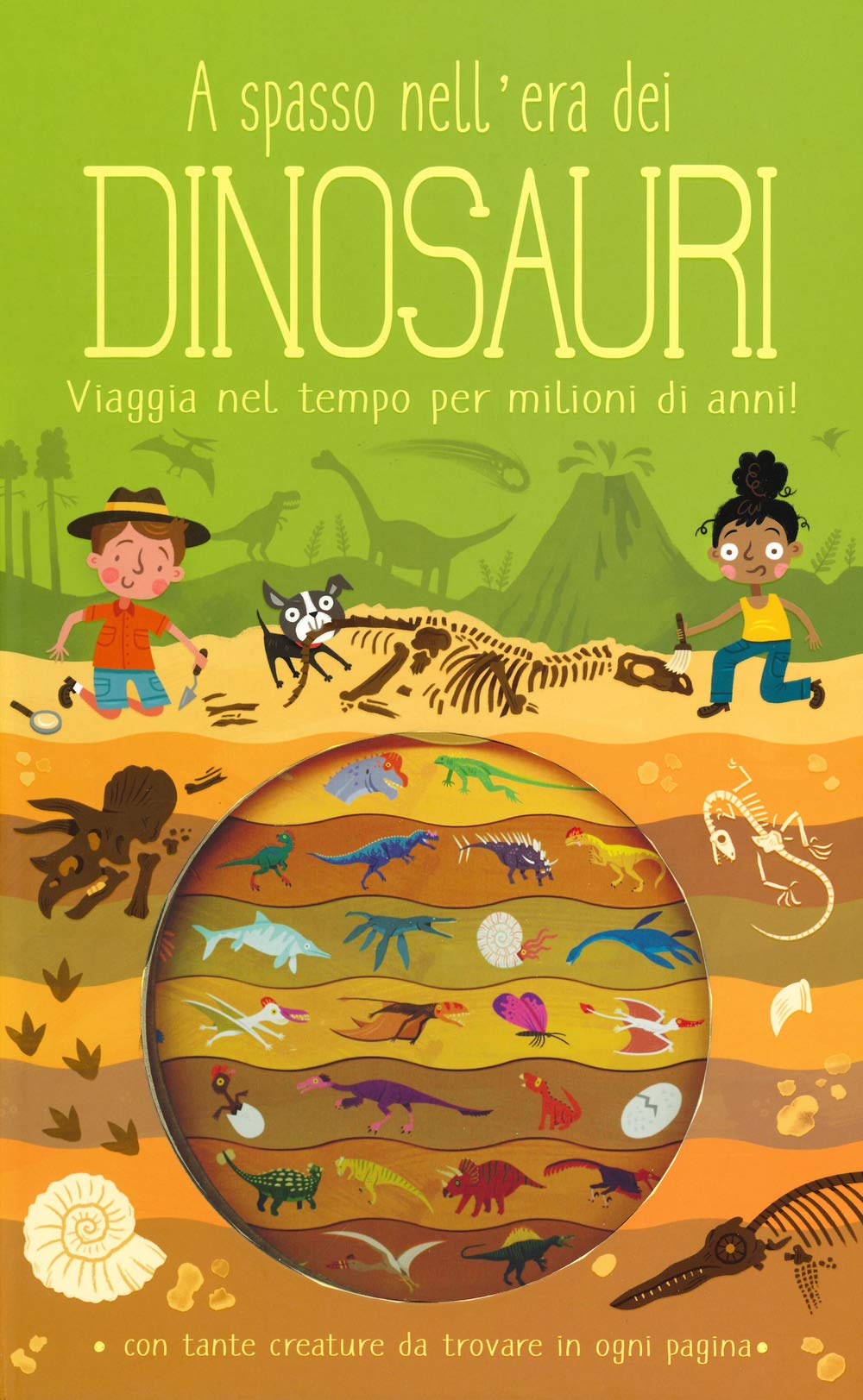 A spasso nell'era dei dinosauri. Ediz. a colori book