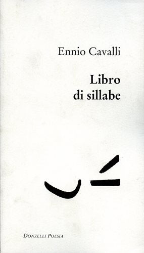 Libro di sillabe (Poesia) Poetry