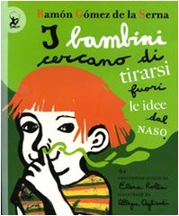 I bambini cercano di tirarsi fuori le idee dal naso book