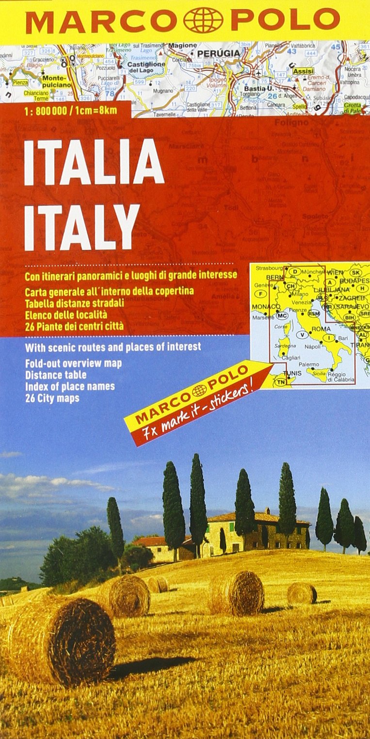 Italia 1:800.000. Ediz. multilingue (Carte stradali Marco Polo) Leisure, Home & Garden