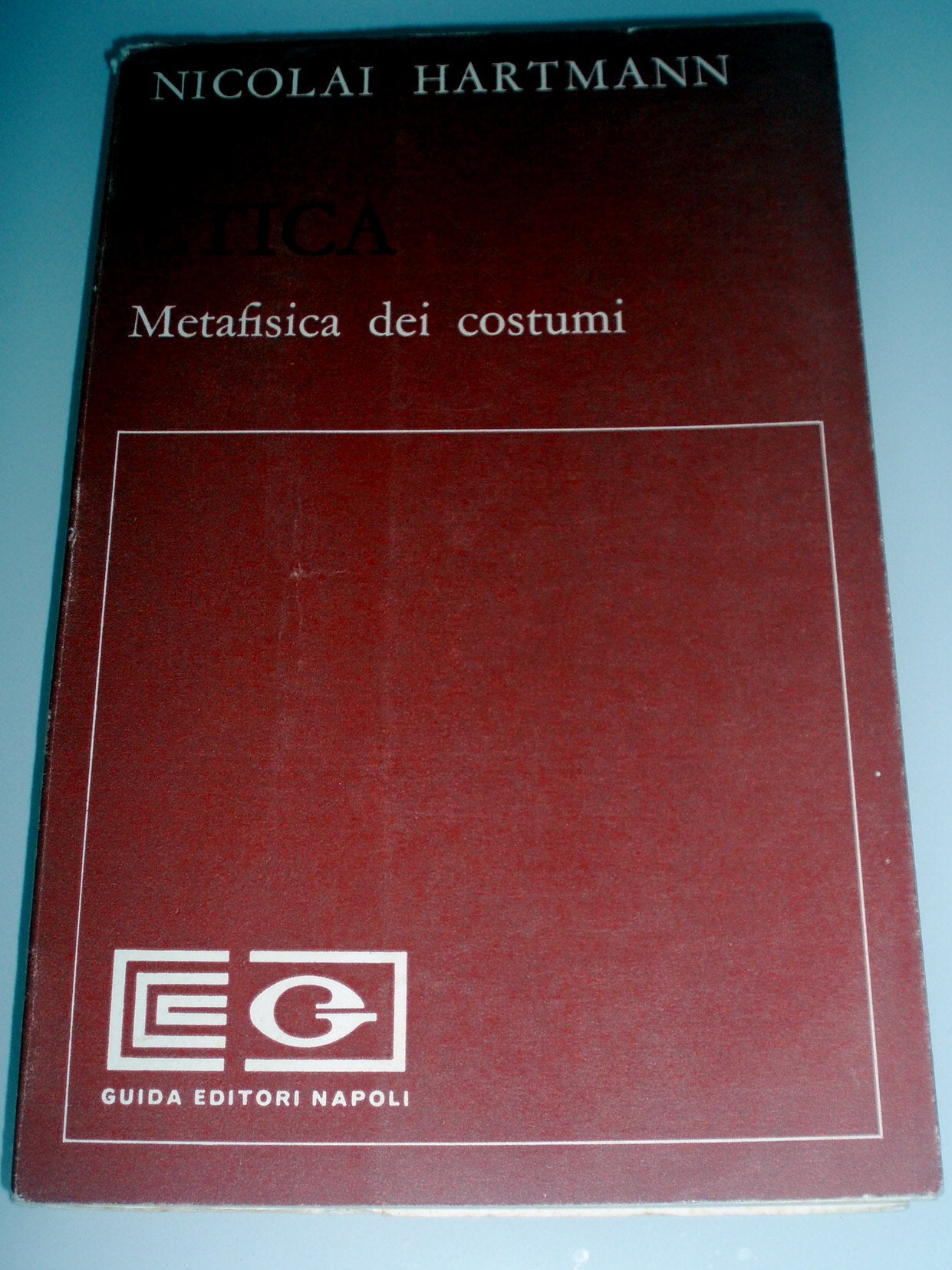 Etica metafisica dei costumi (Esperienze) Philosophy
