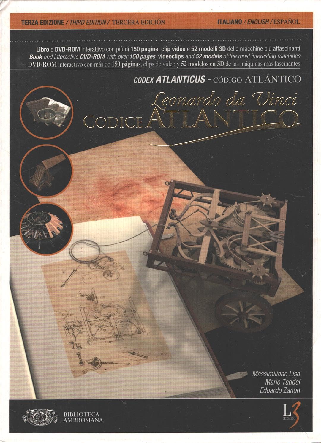 Il Codice atlantico di Leonardo da Vinci. Ediz. italiana e inglese. Con DVD-ROM book