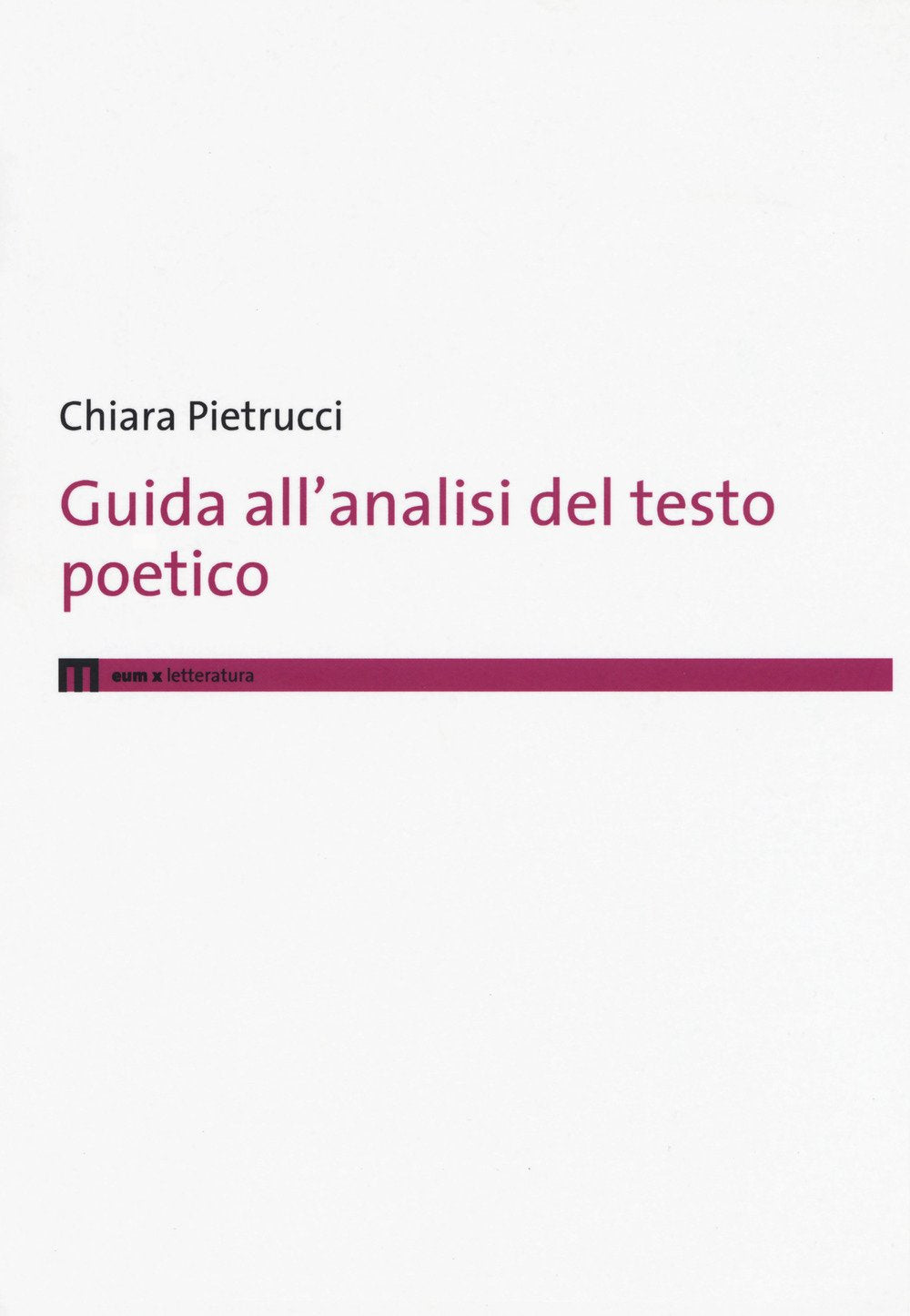 Guida all'analisi del testo poetico Contemporary literature