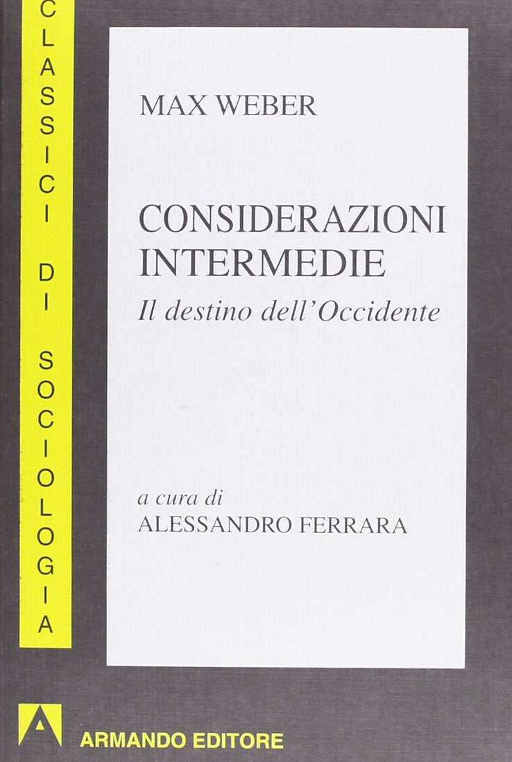 Considerazioni intermedie. Il destino dell'Occidente book
