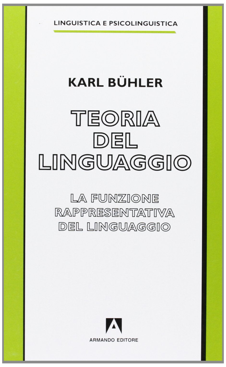 Teoria del linguaggio. La funzione rappresentativa del linguaggio (Linguistica e psicolinguistica) Social Sciences