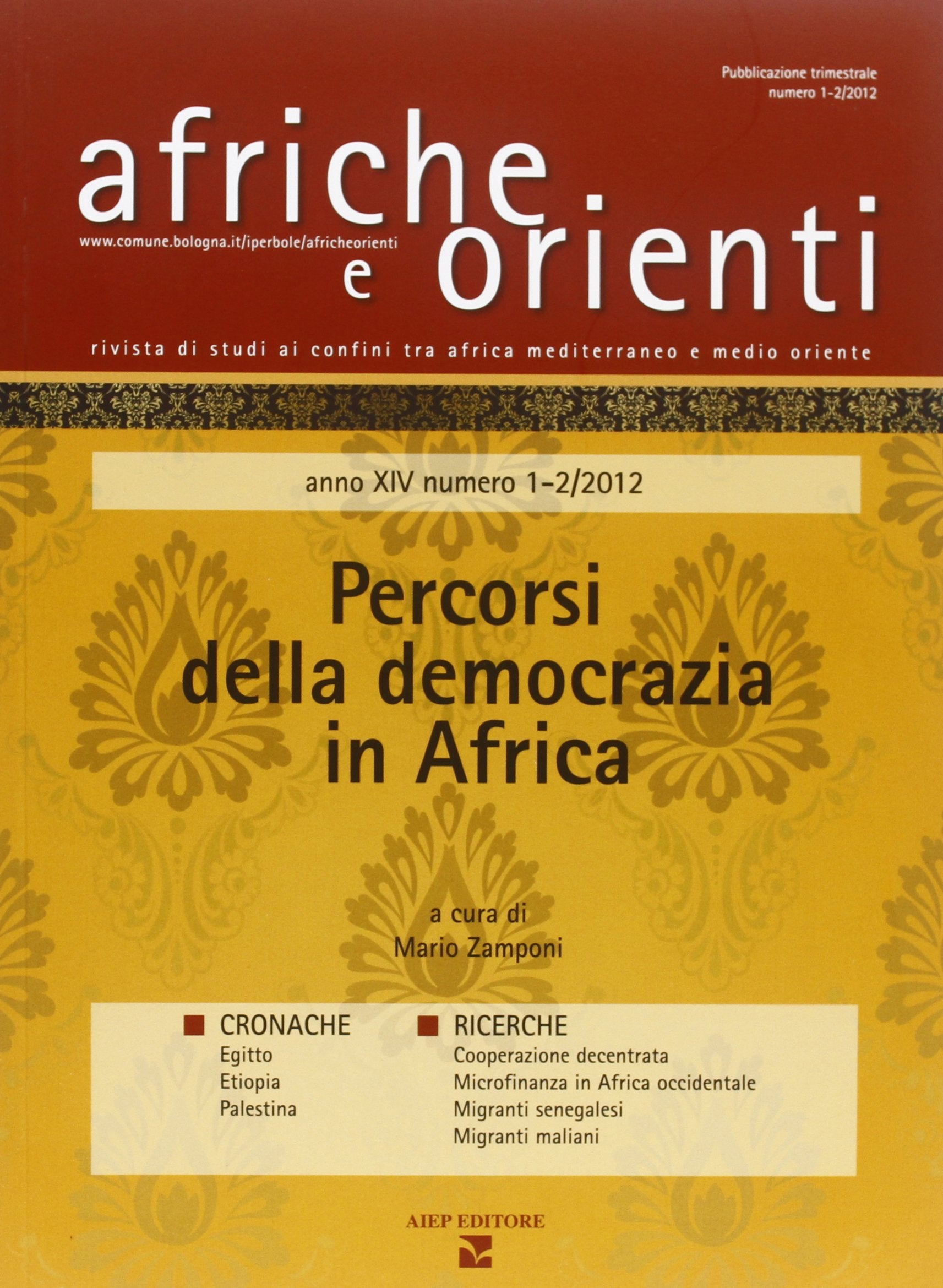 Afriche e orienti (2012) vol. 1-2. Percorsi della democrazia in Africa Books