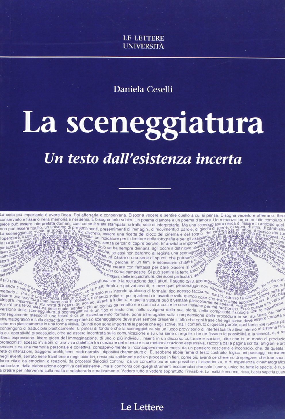 La sceneggiatura. Un testo dall'esistenza incerta book