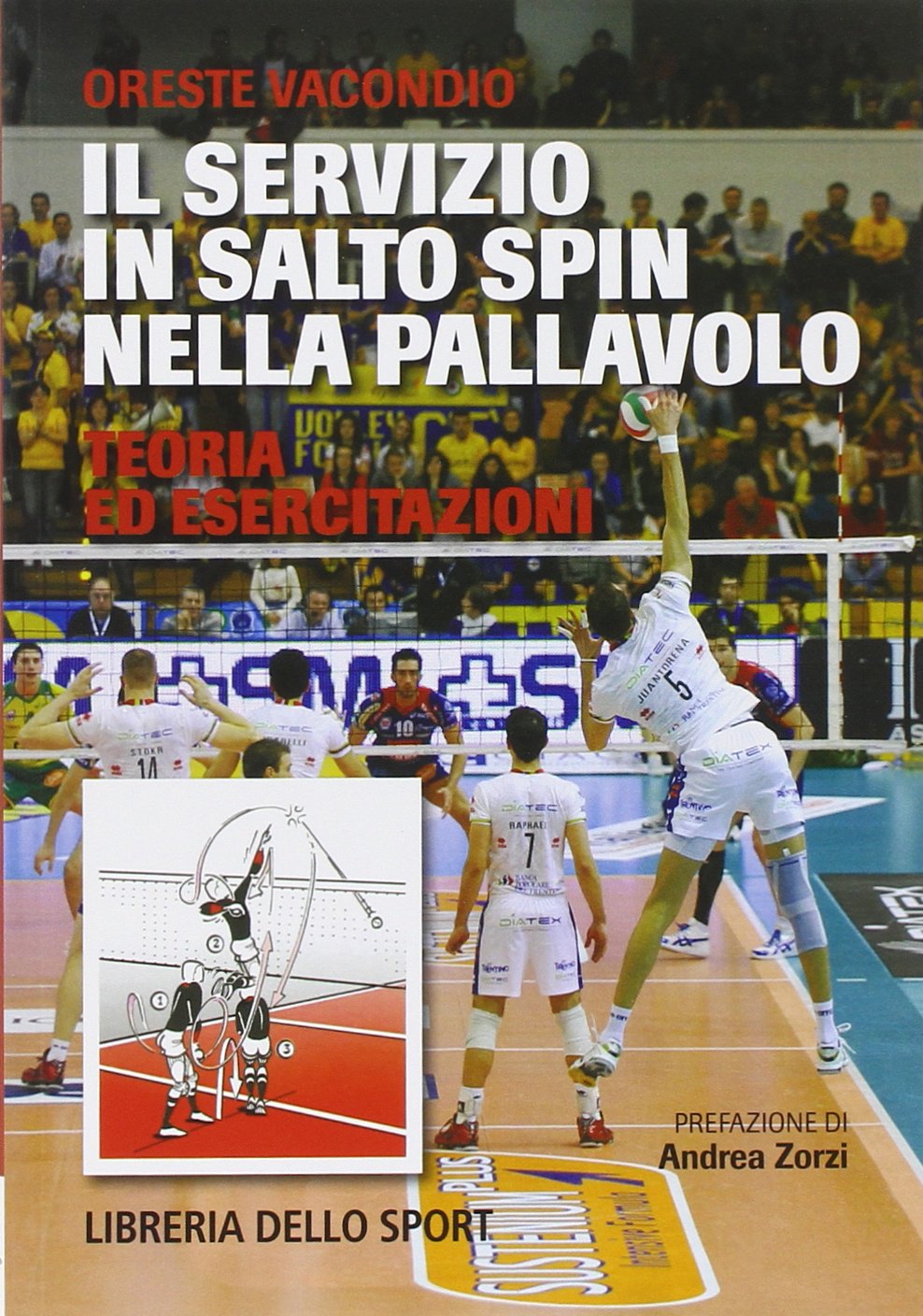 Il servizio in salto spin nella pallavolo book