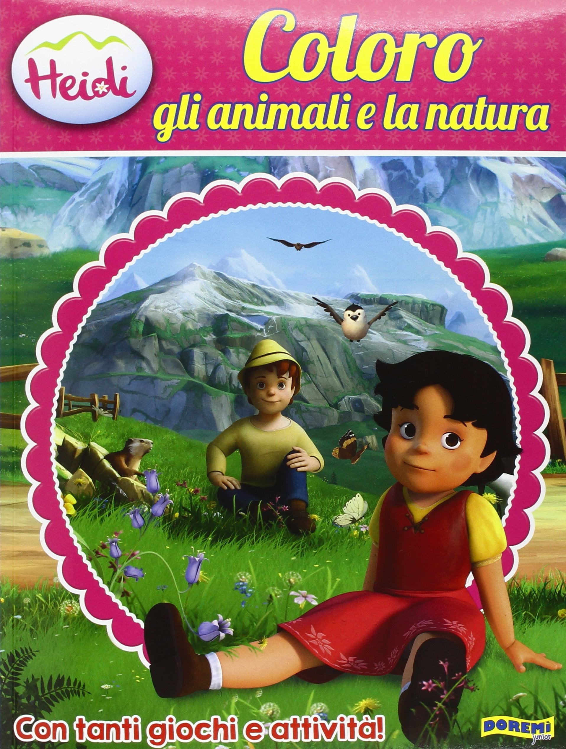 Coloro gli animali e la natura. Heidi book