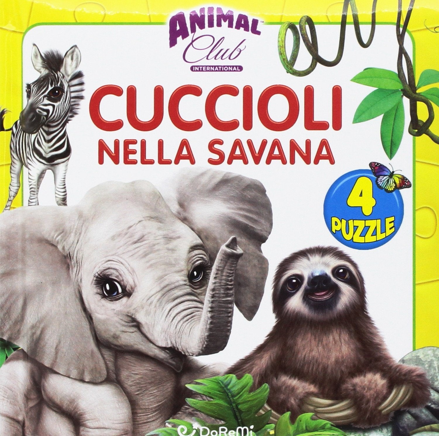 Animal club. Cuccioli nella savana. Libro puzzle Tiptoi & Games