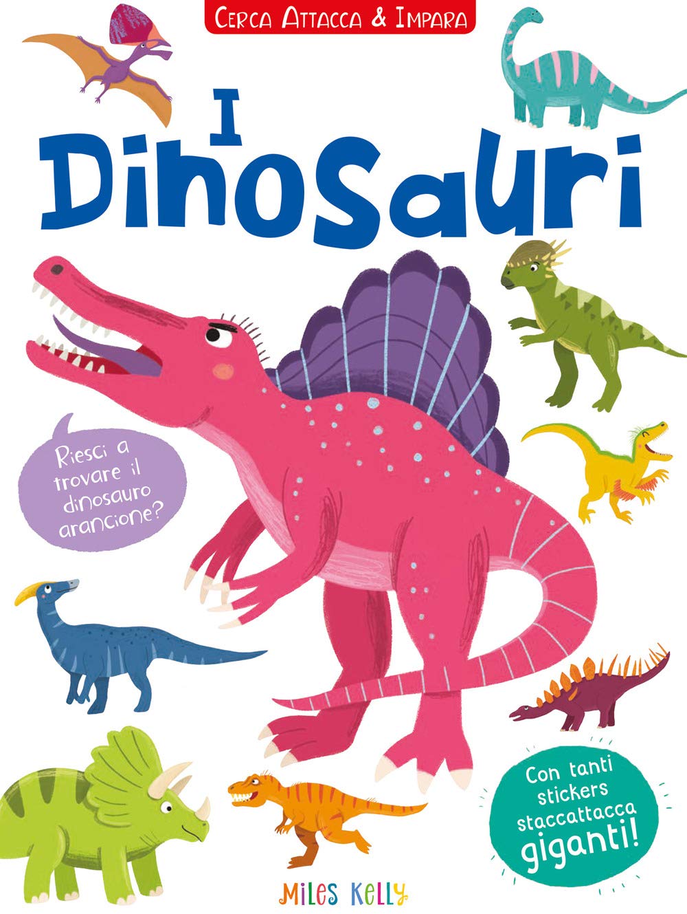 I dinosauri! Cerca attacca e impara. Con adesivi Non-fiction