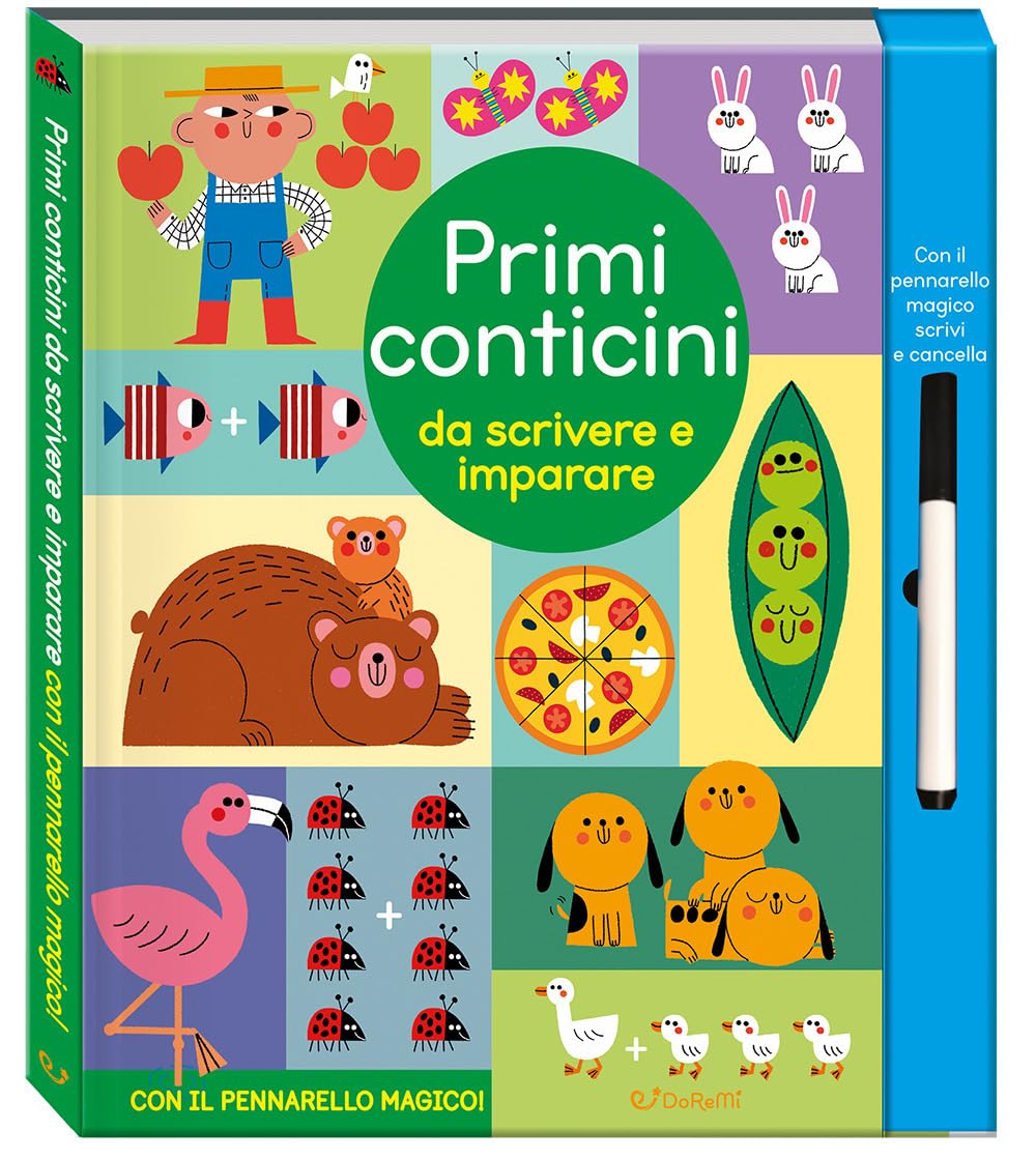 Primi conticini da scrivere e imparare. Scrivi cancella & riscrivi Non-fiction