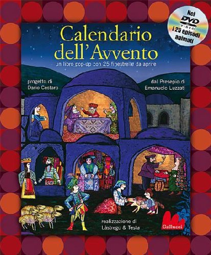 Calendario dell'Avvento. Libro pop-up. Ediz. illustrata. Con DVD book