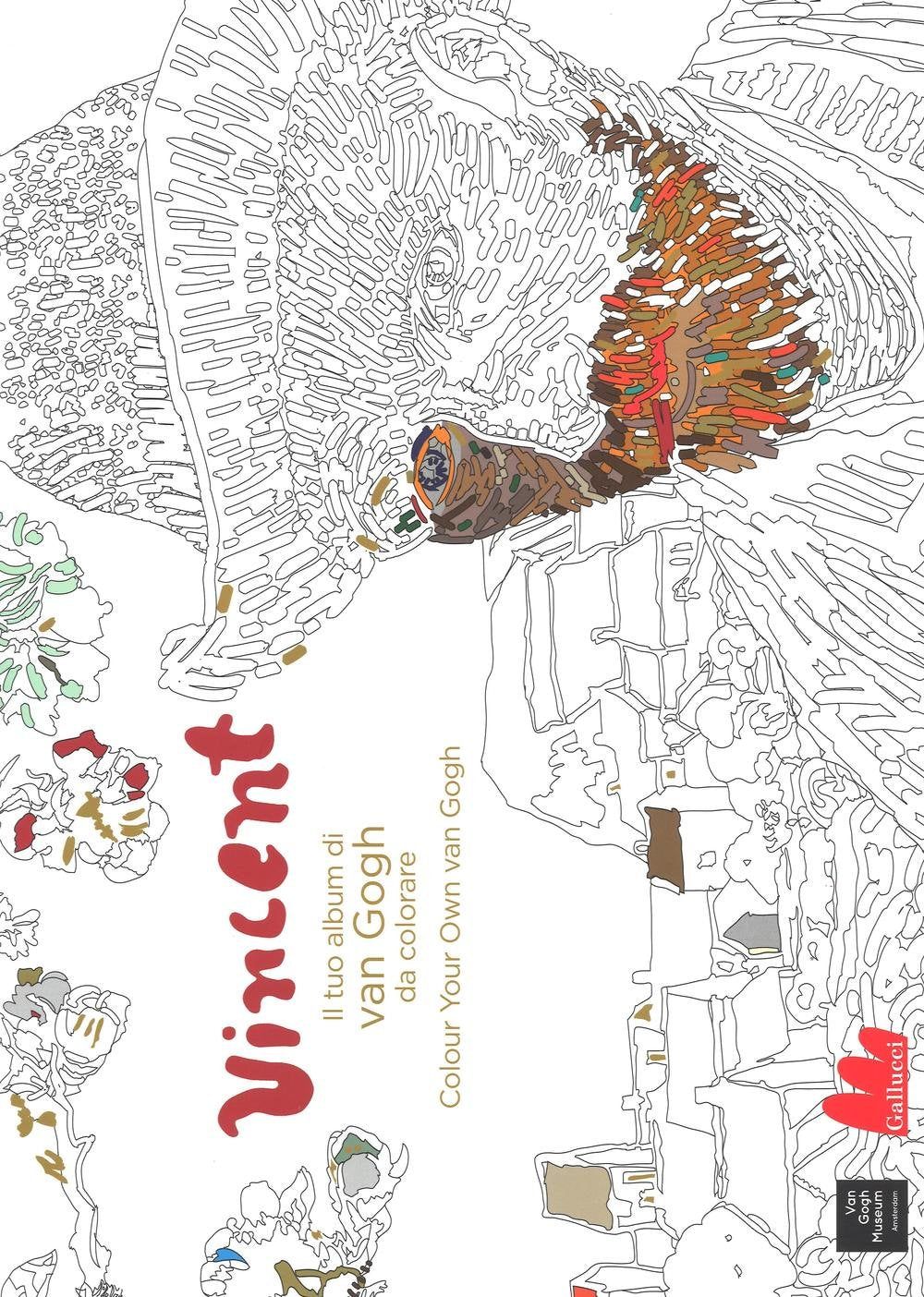 Vincent. Il tuo album di Van Gogh da colorare-Colour your own Van Gogh. Ediz. bilingue book