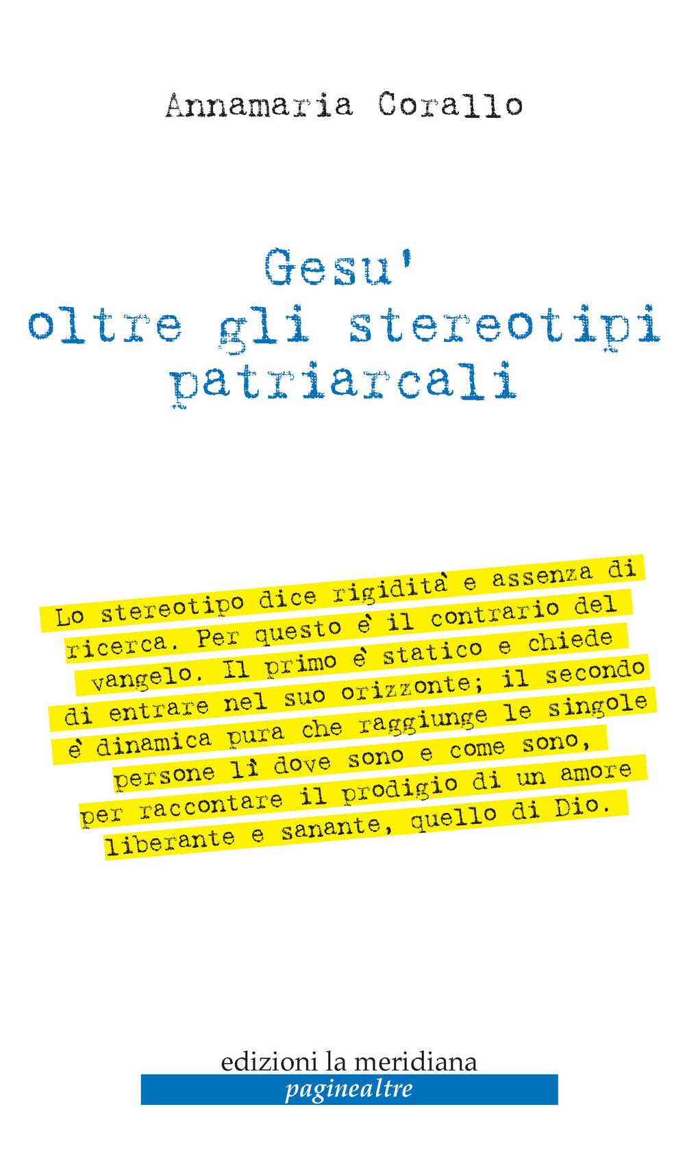 Gesù oltre gli stereotipi patriarcali book