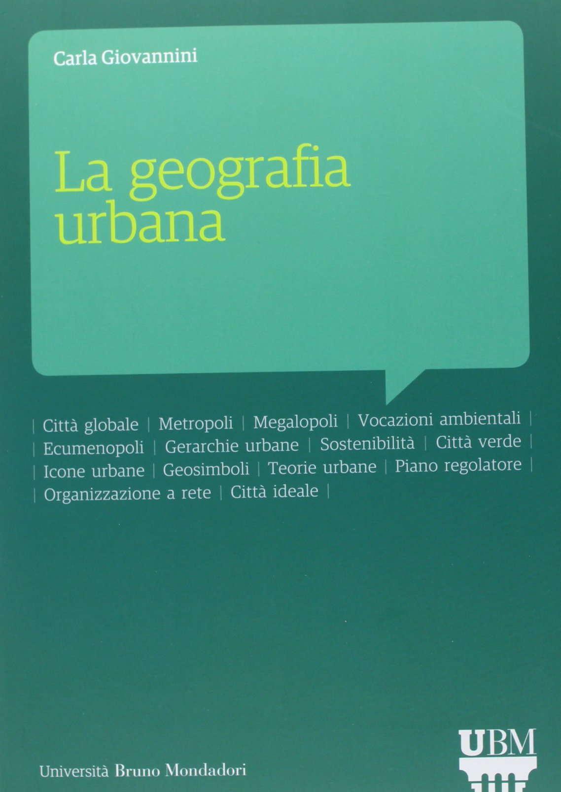 La geografia urbana book