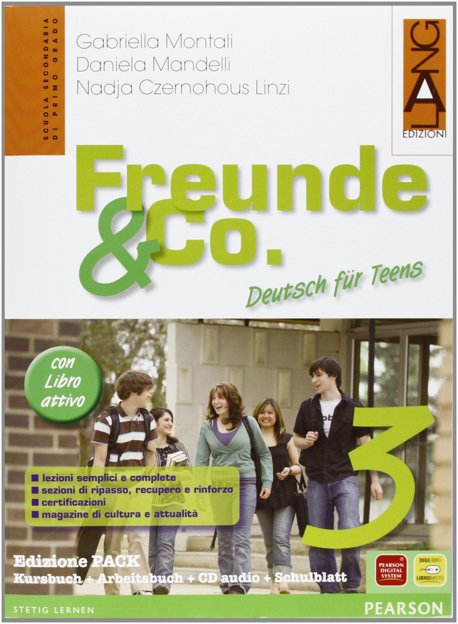 Freunde & Co. Kursbuch-Arbeitsbuch-Activebook-Schulbatt. Per la Scuola media. Con CD Audio (Vol. 3) Professional & Reference Books