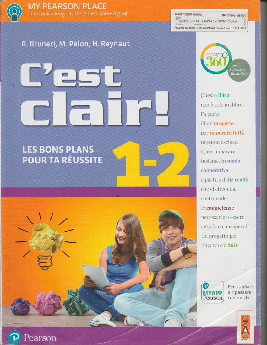 C'est clair! Les bons plans pour ta réussite. Per la Scuola media. Con e-book. Con espansione online (Vol. 1-2) book