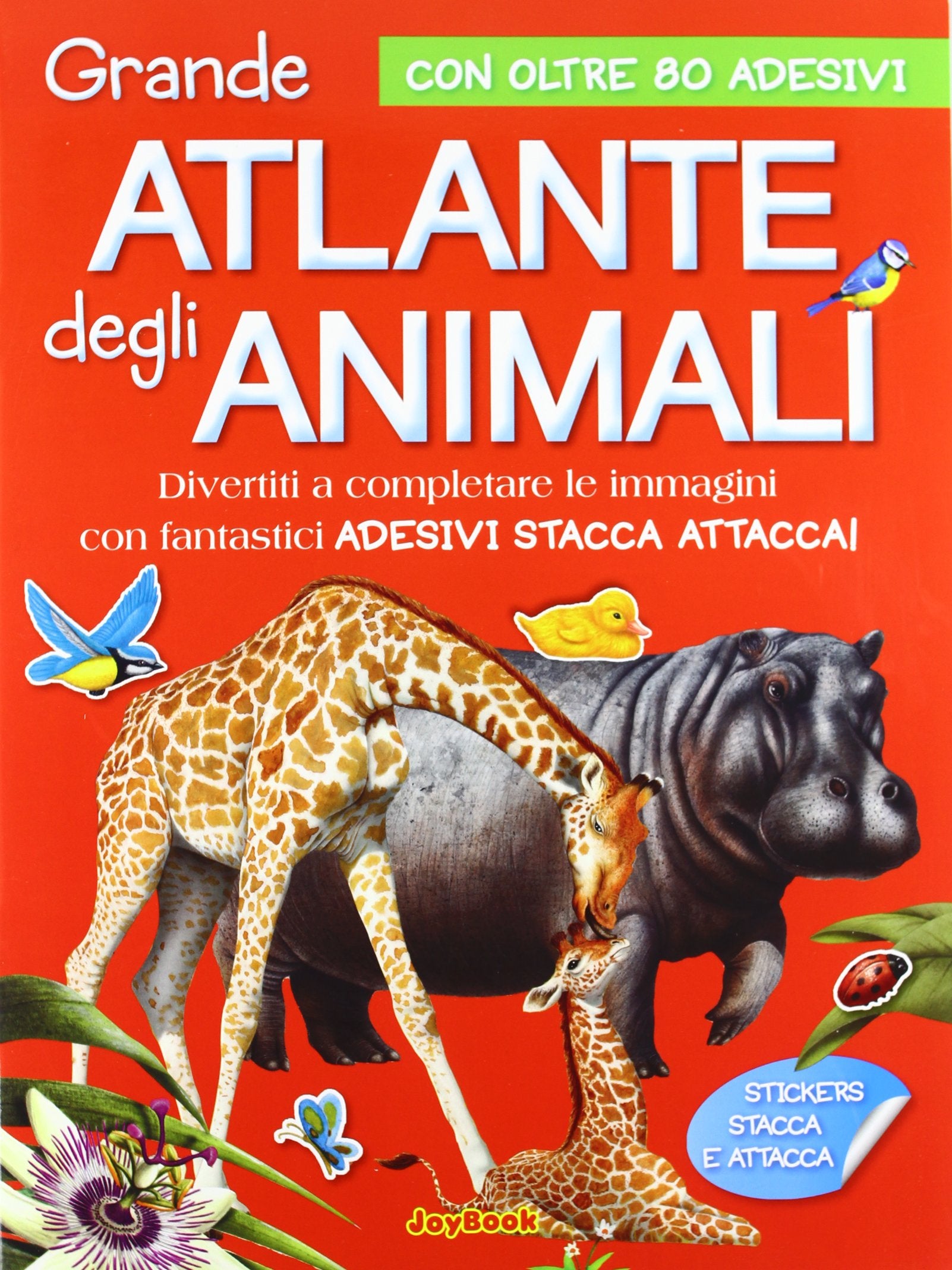Grande atlante degli animali. Ediz. illustrata (Varia adesivi) Tiptoi & Games