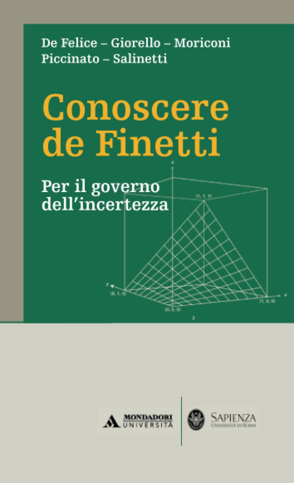 Conoscere de Finetti: Per il governo dell’incertezza book