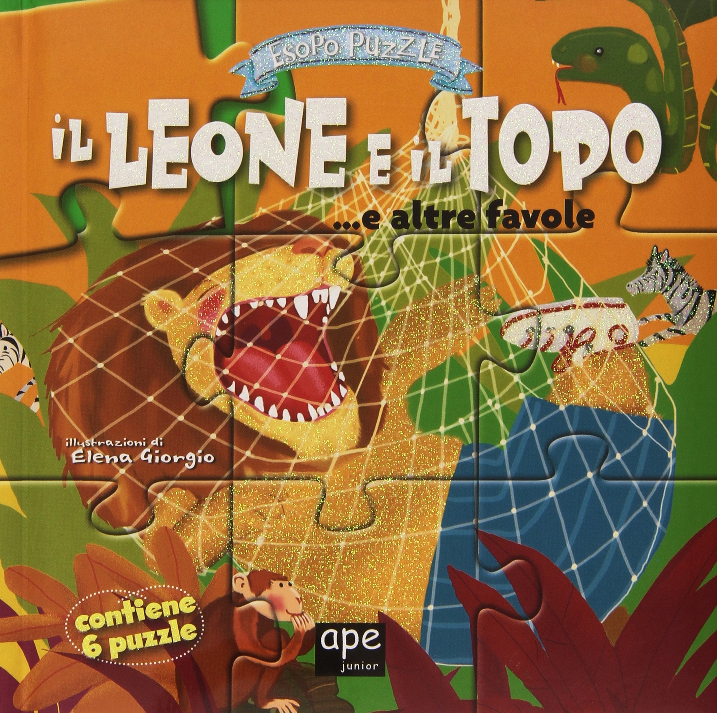 Il leone e il topo... e altre favole. Libro puzzle. Ediz. illustrata book